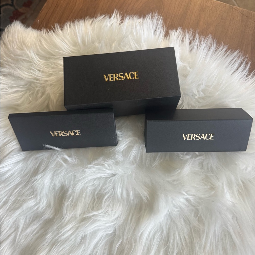 Versace Black Box with Gold Logo